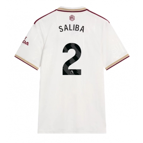 Billige Fotballdrakt Arsenal William Saliba #2 Replika Tredjedrakt 2025-26 Kortermet Billige Fotballdrakt Arsenal William Saliba #2 Replika Tredjedrakt 2025-26 Kortermet